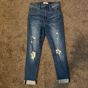 Womens Abercrombie & Fitch High Rise Jeans